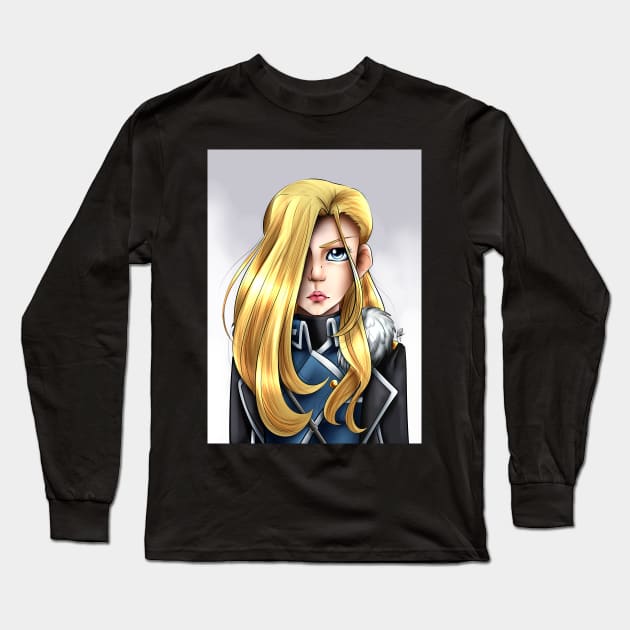 Olivier Armstrong Long Sleeve T-Shirt by piefanart